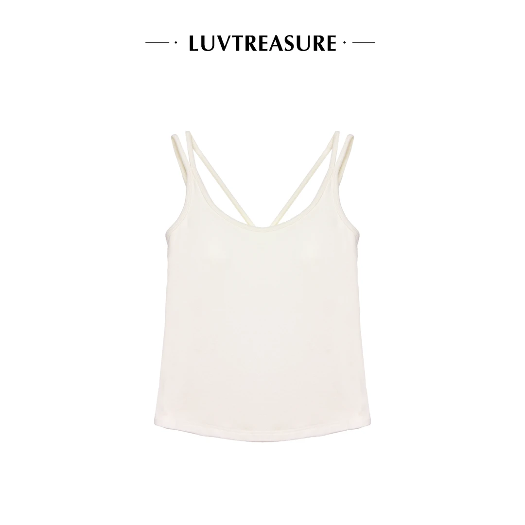 LTS秋季带胸垫吊带背心3786