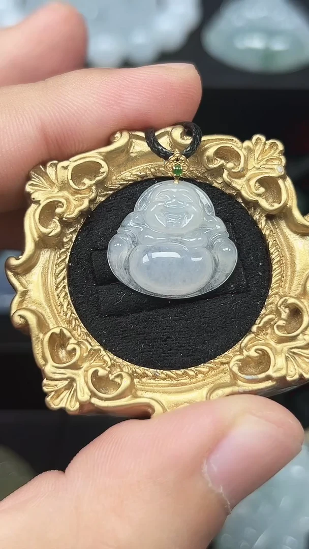 颈饰未镶嵌翡翠天然缅A翡翠