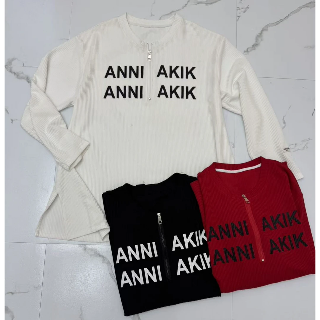 春季新款大码时尚显瘦女中长款坑条针织衫6620