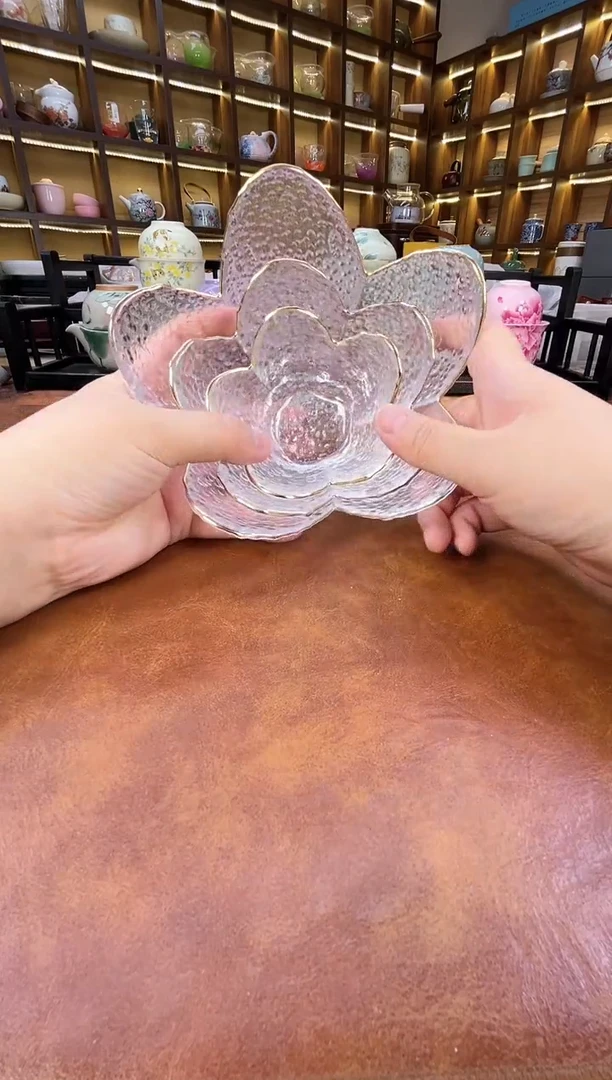 透明玻璃麒麟碗...........
