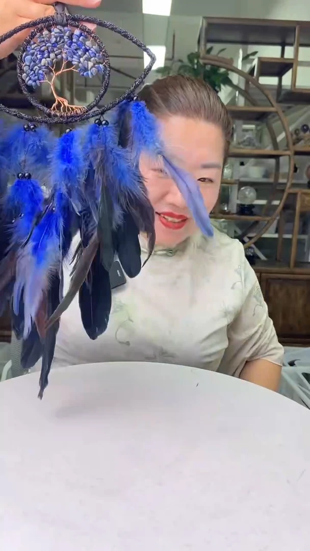 水晶珠宝半成品未镶嵌捕梦网多样性发其一