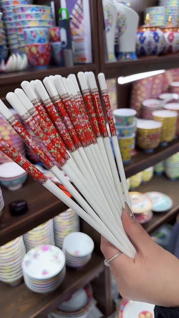 【闪购商品】瓷片 筷子10双景德镇