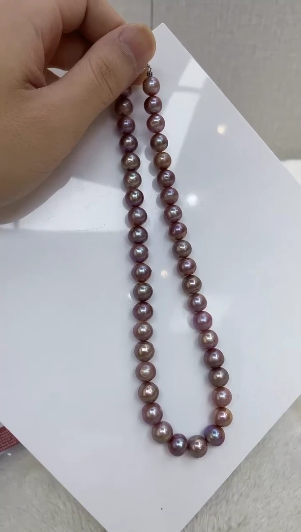 淡水珍珠银S925镶嵌颈饰