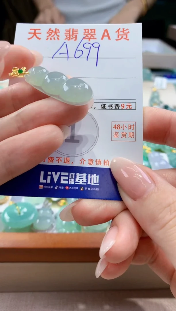 翡翠未镶嵌颈饰天然A货翡翠挂件