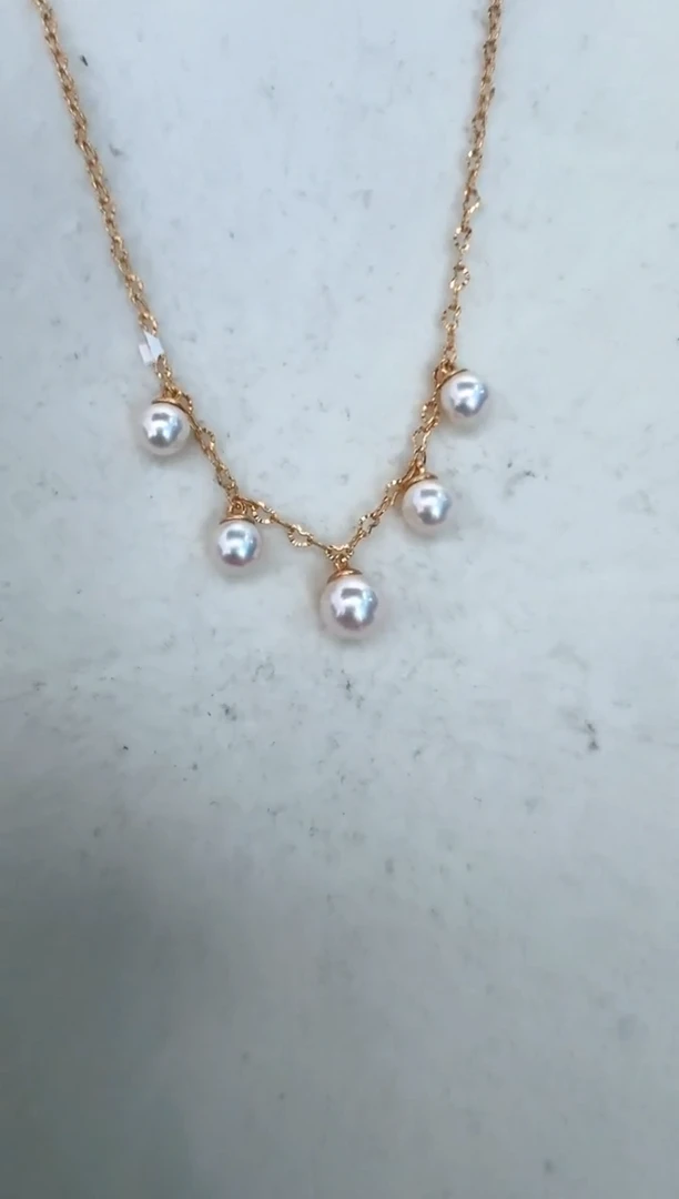 【闪购商品】海水珍珠颈饰银S925镶嵌项链