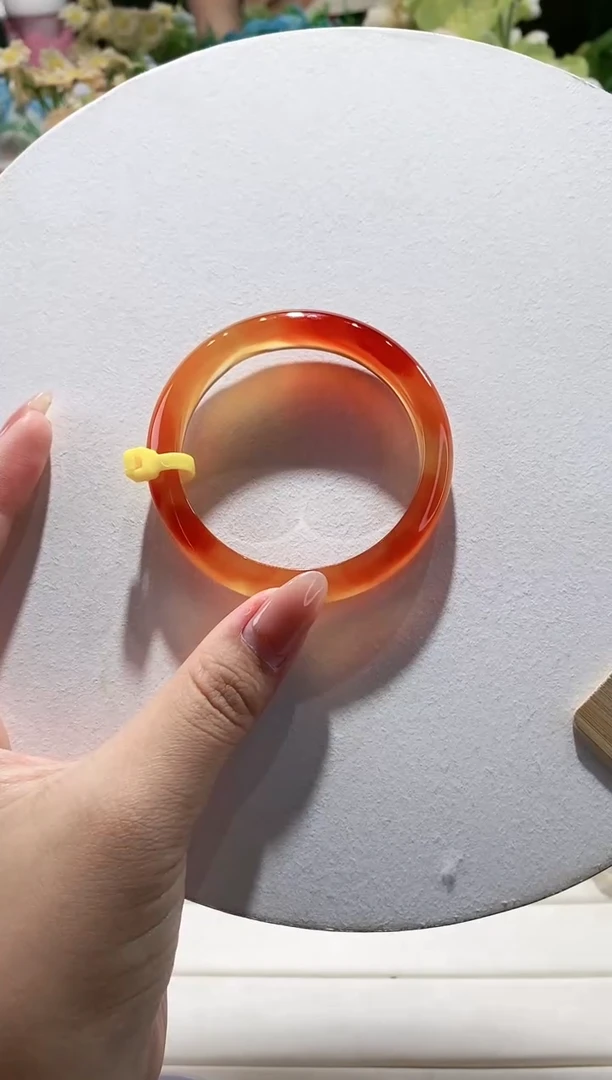 玛瑙/玉髓手镯未镶嵌32-52.7