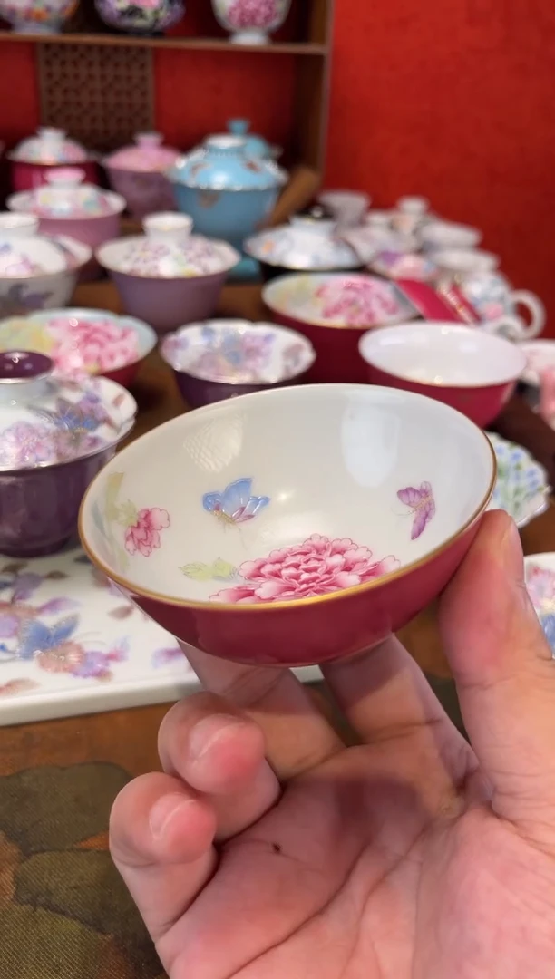景德镇纯手绘陶瓷茶具