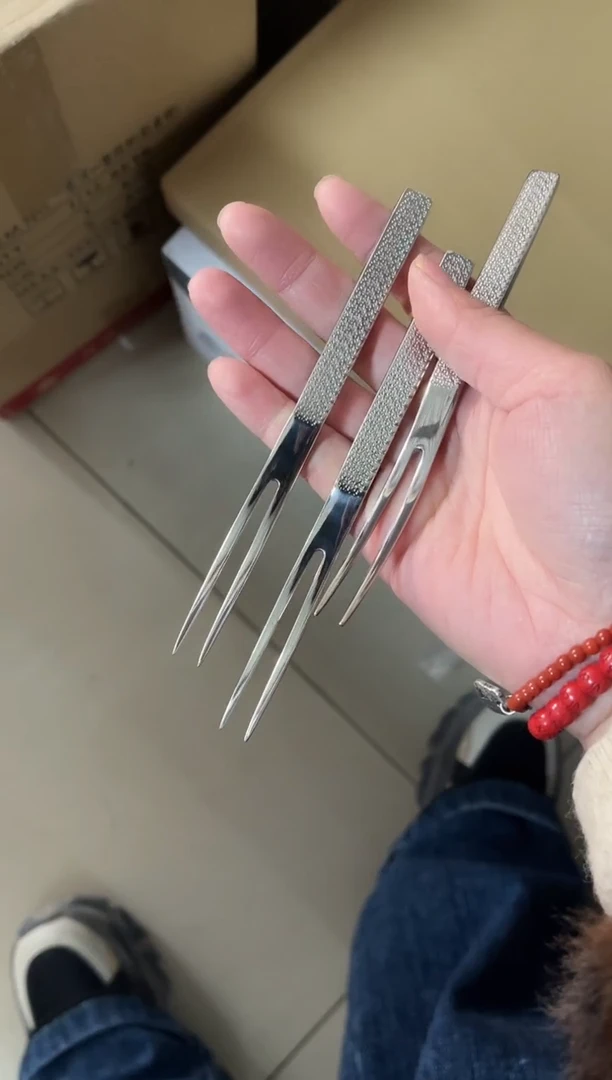 有机玻璃叉子6个