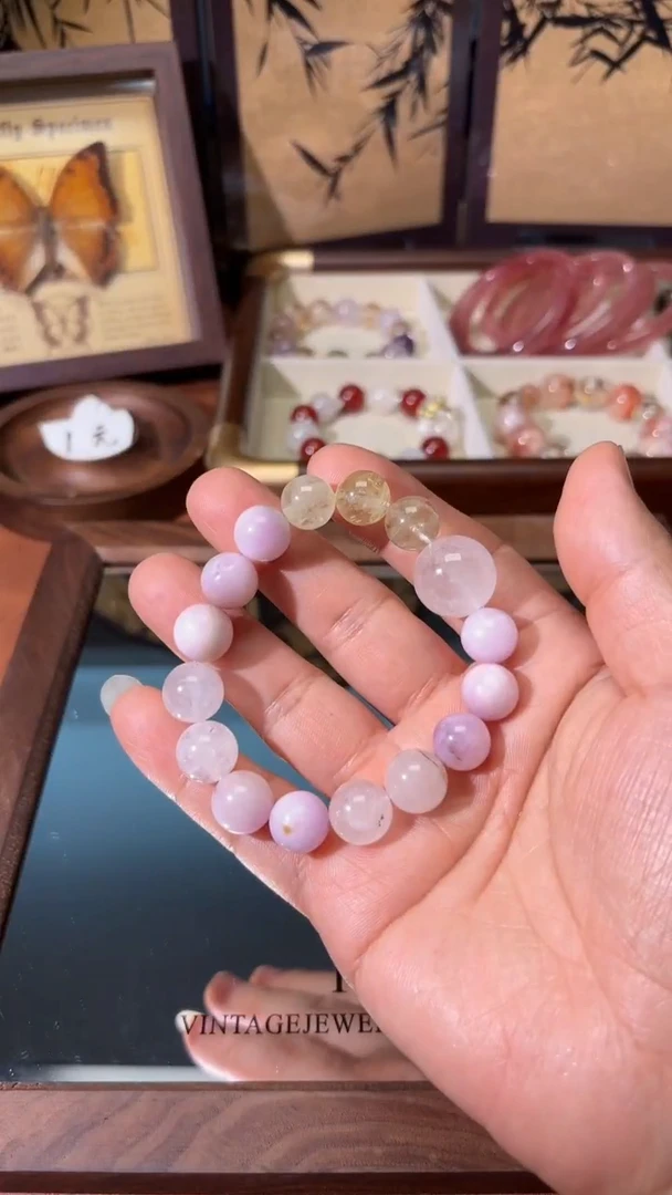 未镶嵌手链水晶清***清1