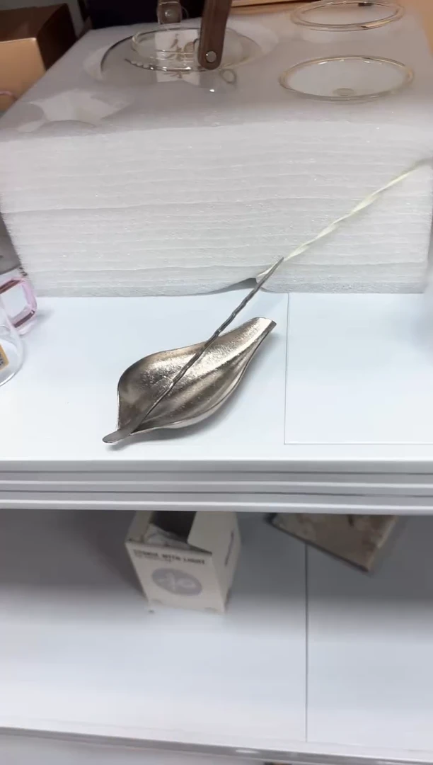 【闪购商品】@@莲瓣纯钛茶则银色