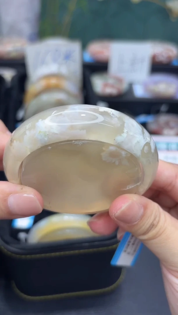 未镶嵌手镯石英质玉A255(57圈赠送镯心)