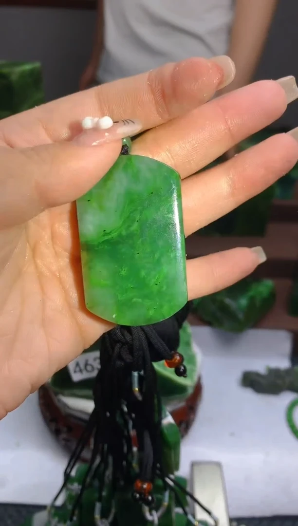 和田玉（碧玉）未镶嵌珠宝半成品随机发货一个