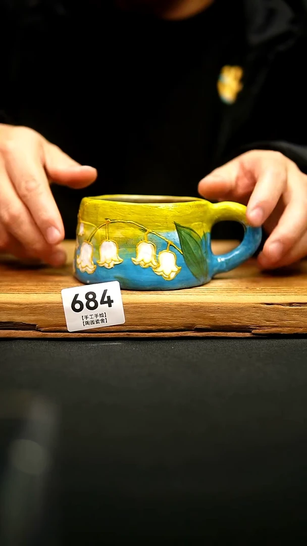 @@陶园瓷舍@@纯手工手绘@高温釉下彩