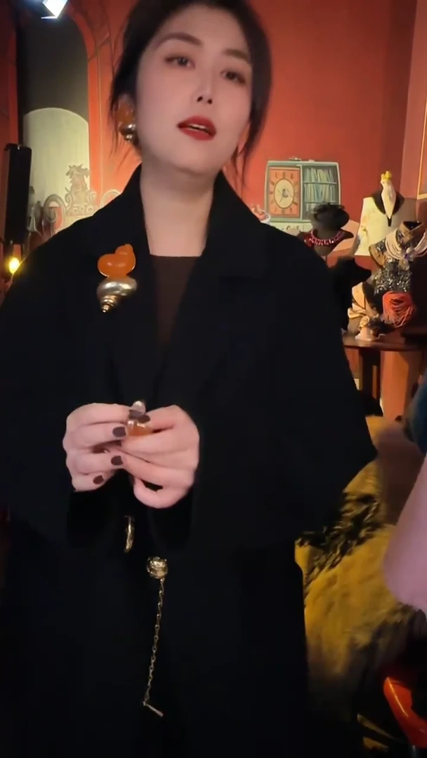 合金无合金复古百搭海螺胸针耳夹套装不退微瑕不折腾