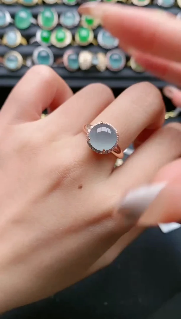 【闪购商品】翡翠戒指银S925镶嵌1111111111