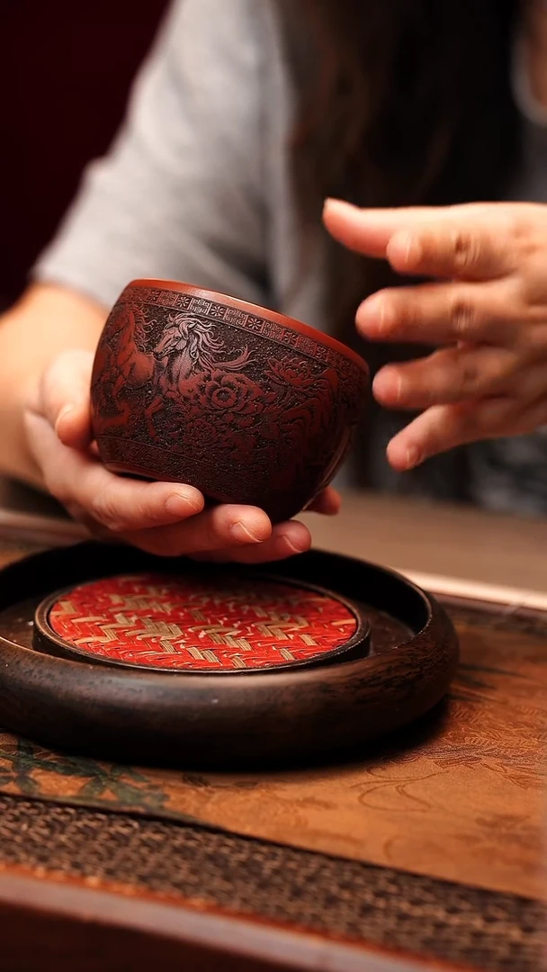 茶杯紫砂宜兴原矿紫砂 全手工制作