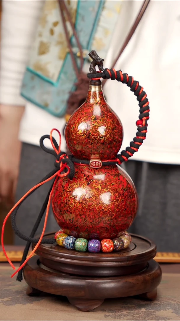 【闪购商品】117易林高端工艺大漆酒葫芦488