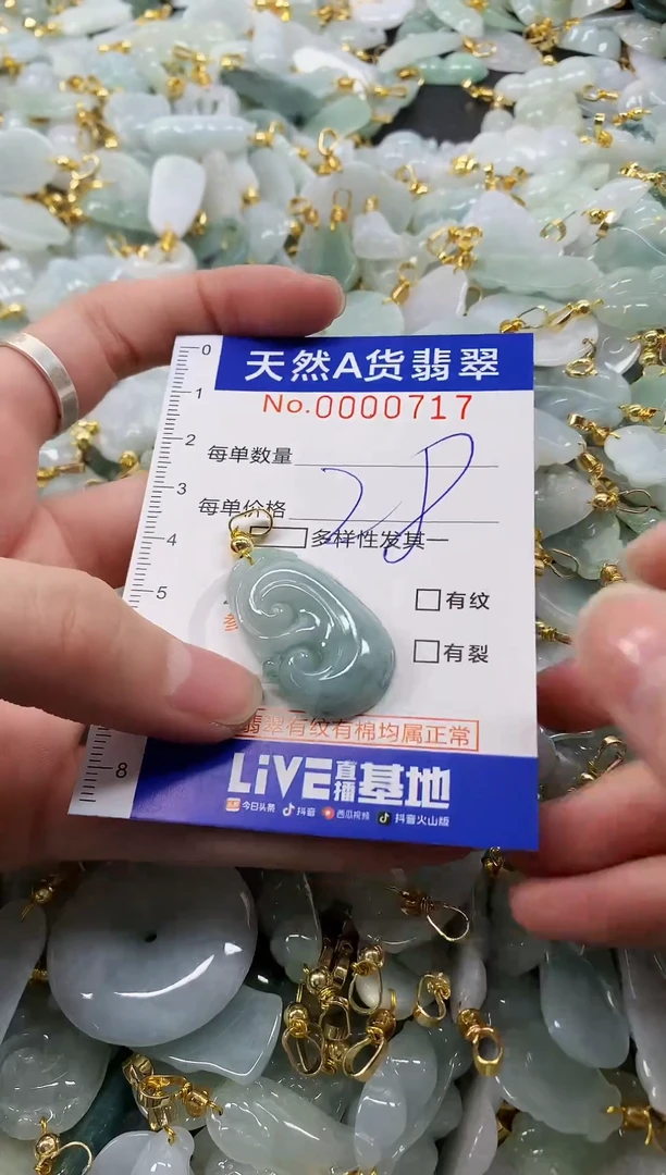 颈饰未镶嵌翡翠天然a货翡翠