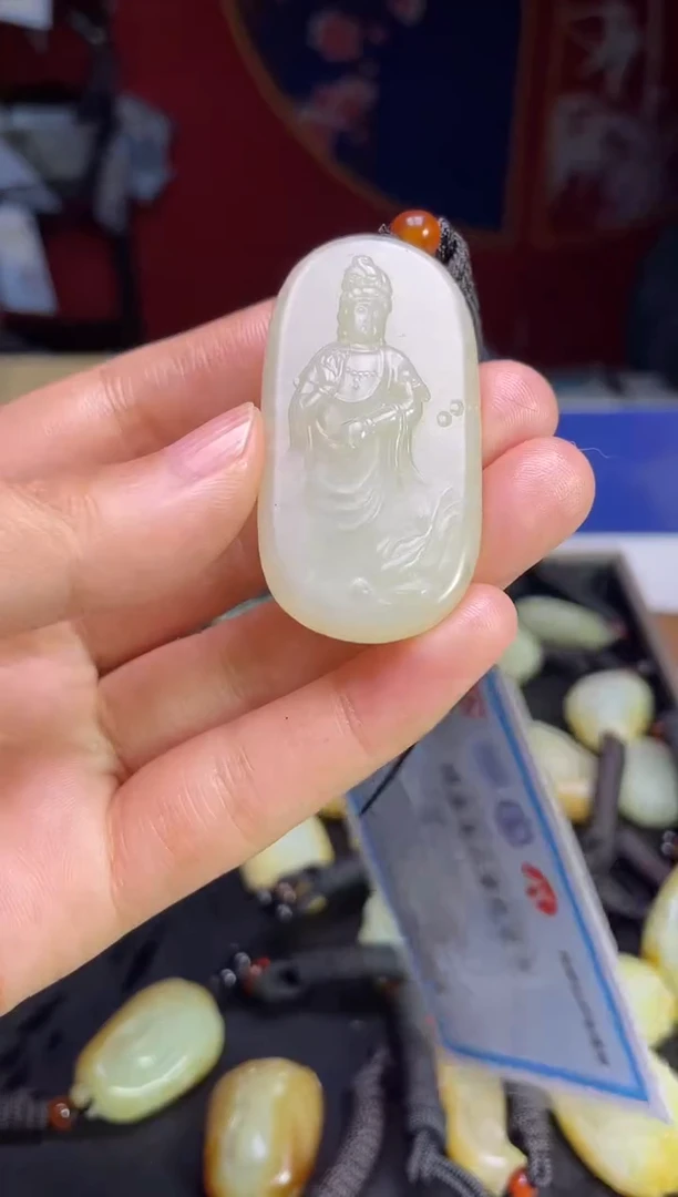 颈饰未镶嵌和田玉123