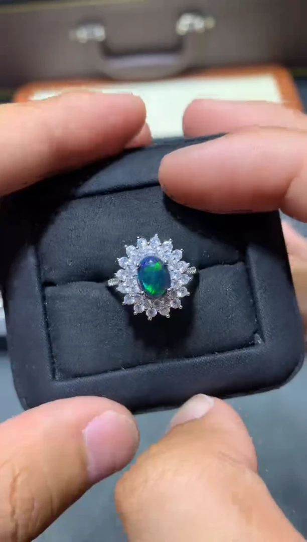 欧泊未镶嵌戒指P19【多样性发其一】