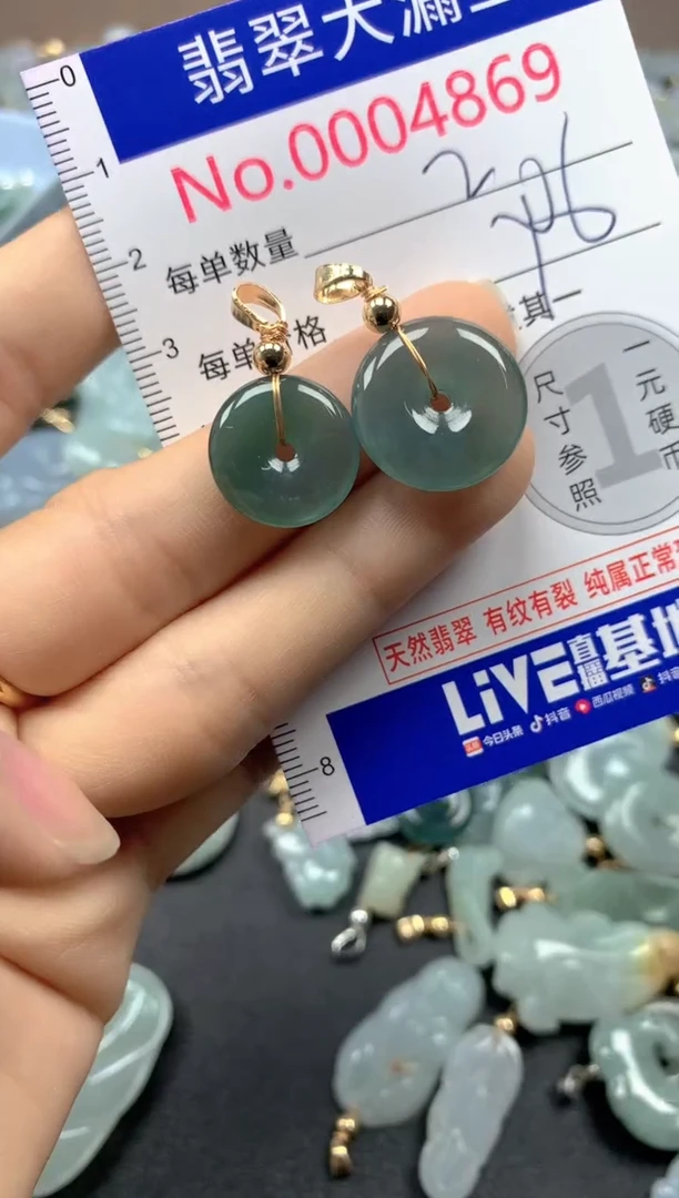 翡翠未镶嵌吊坠(不含链)4869