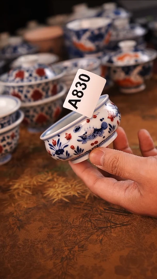 景德镇手工手绘茶器-68