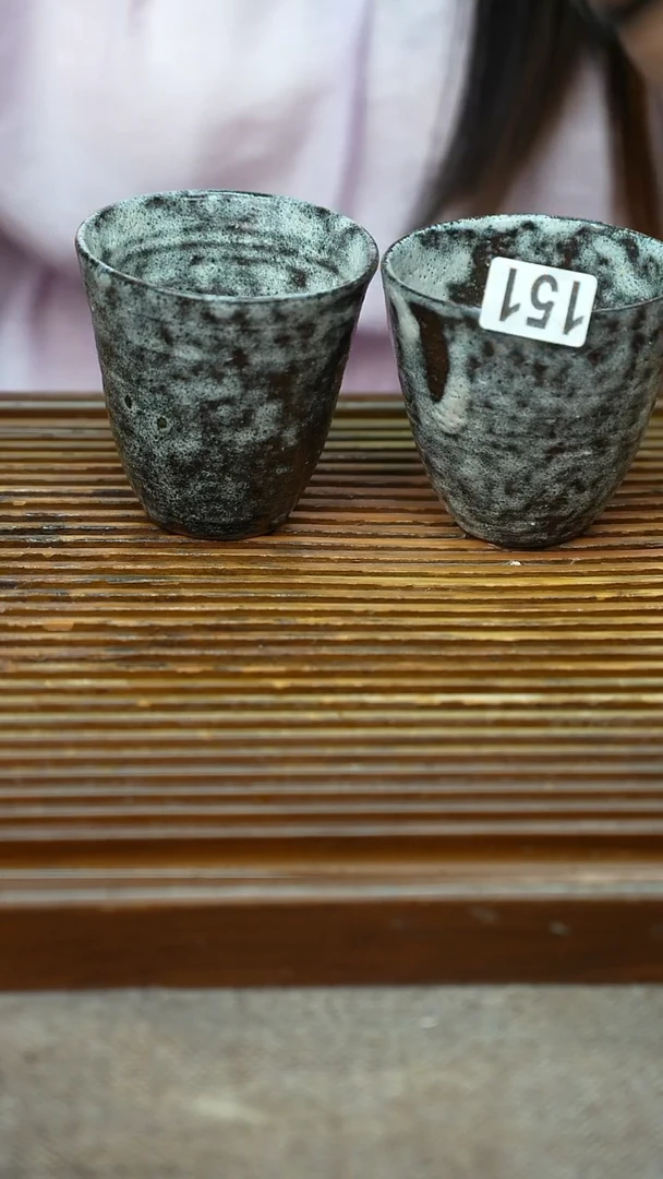 万古烧粗陶手工手做茶具