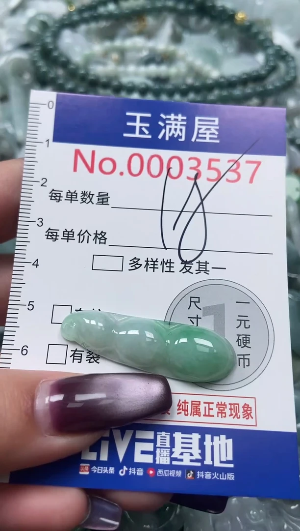 颈饰未镶嵌翡翠3537