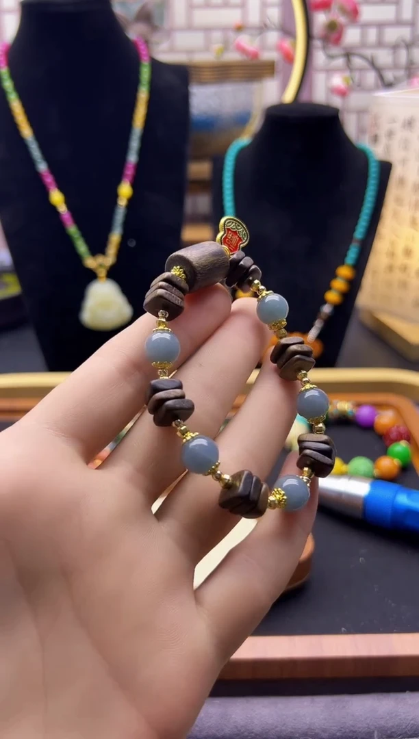 【闪购商品】翡翠颈饰14K金镶嵌S229