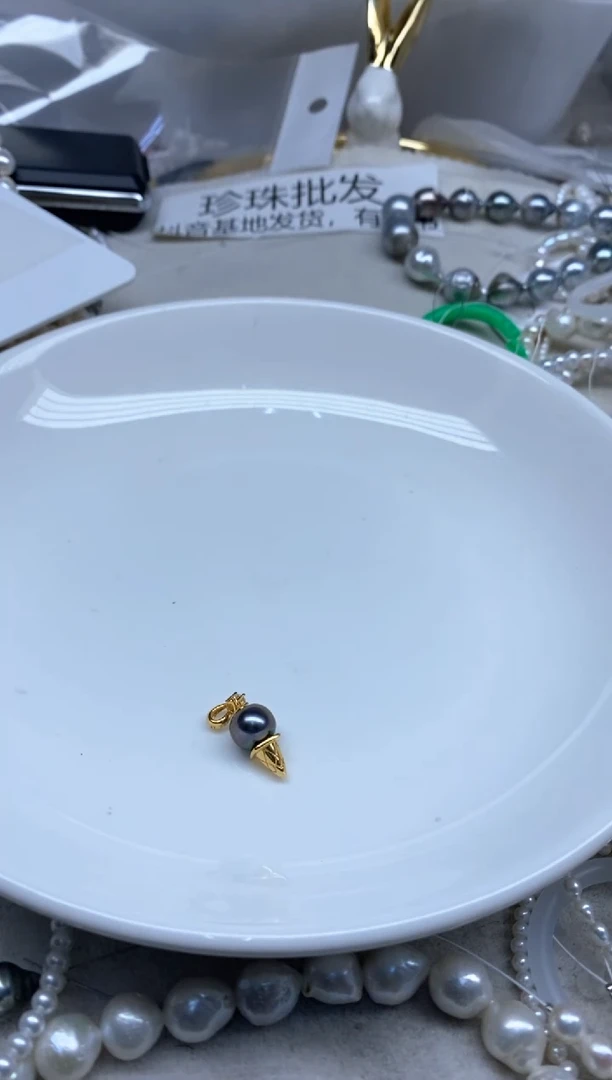 银S925镶嵌颈饰海水珍珠99
