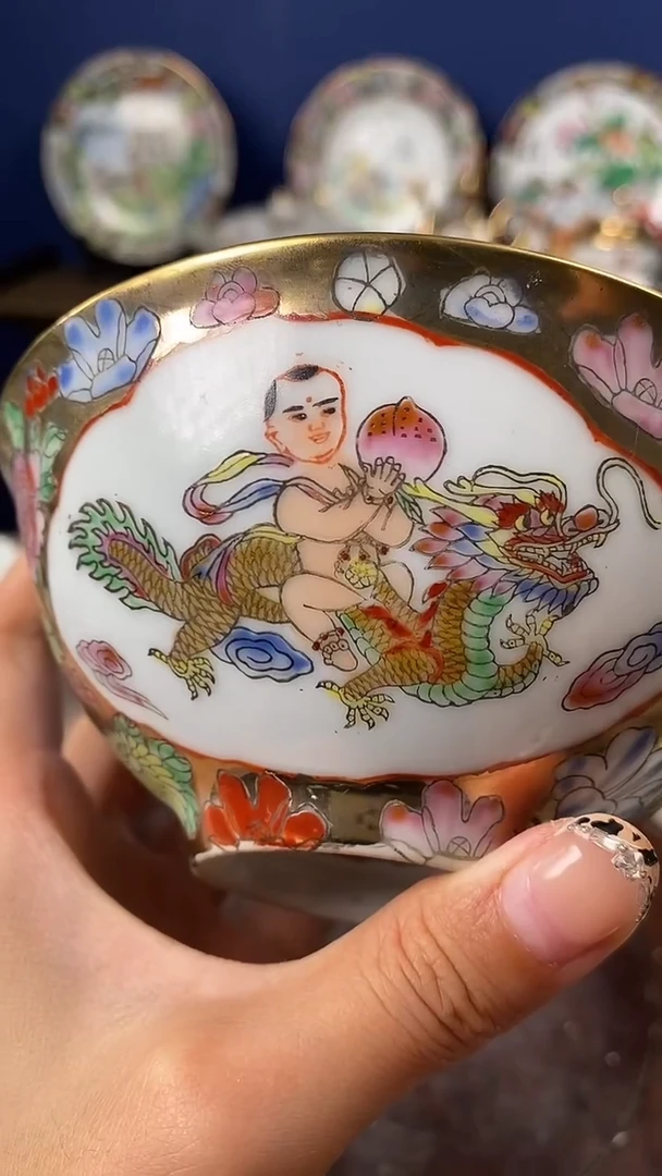 瓷片微瑕景德镇窑厂瓷摆件单件