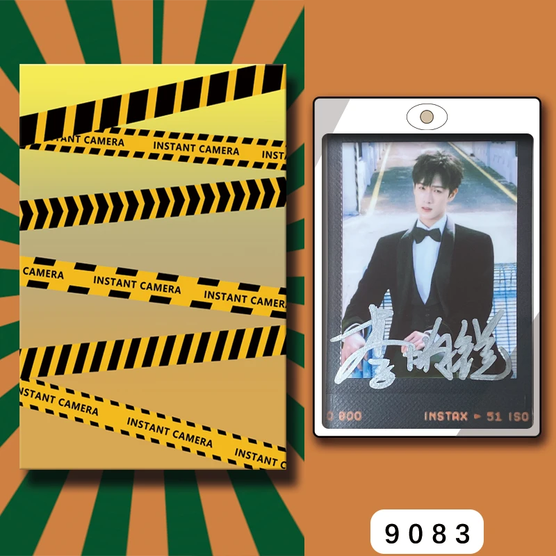 D9083【李昀锐】 正品拍立得照片 黑金