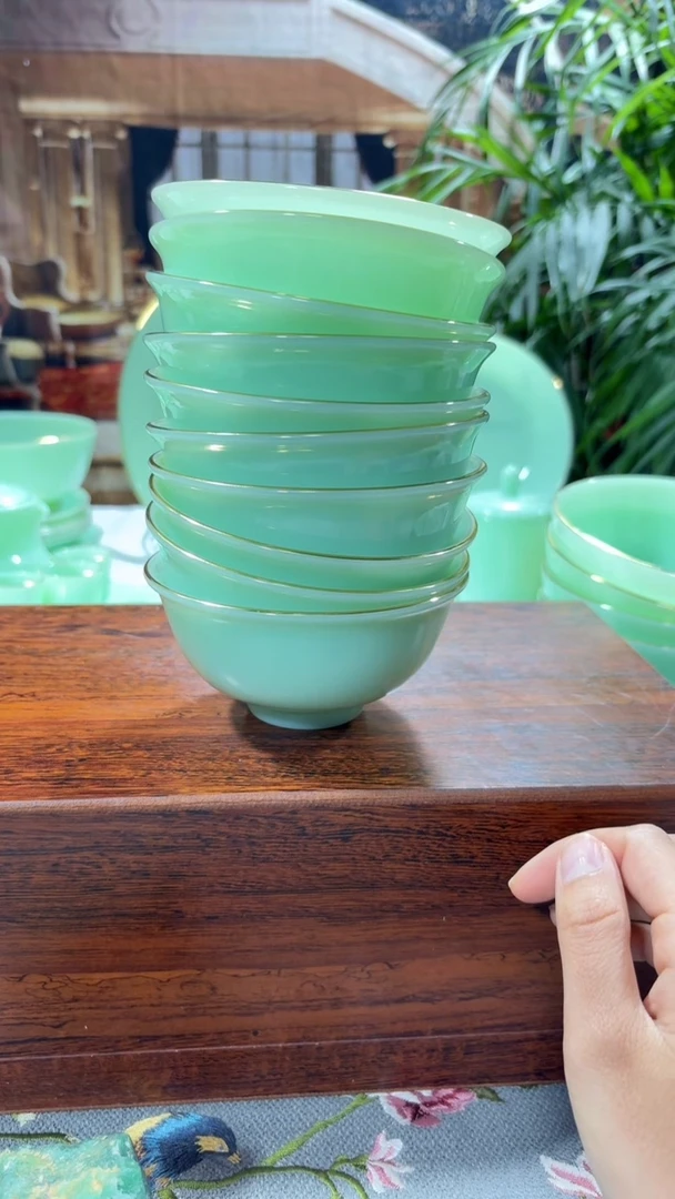 【闪购商品】...4.5英寸玉瓷碗10个口径11.5厘米