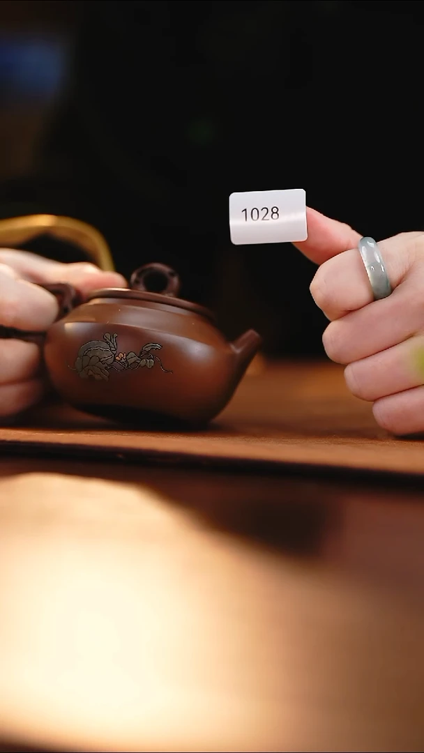 周**?雲梦茶器紫陶茶壶1028