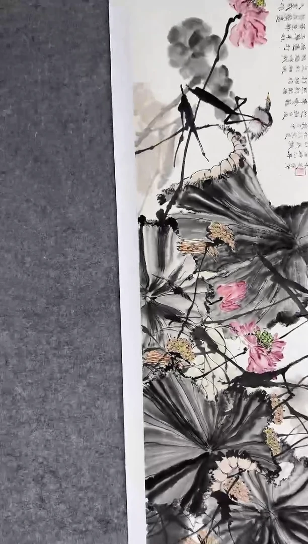 国画朱一水绘画画作品