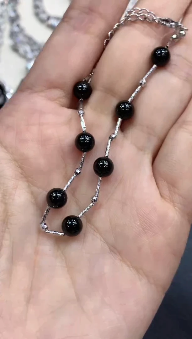 【闪购商品】翡翠手链18K金镶嵌  D67