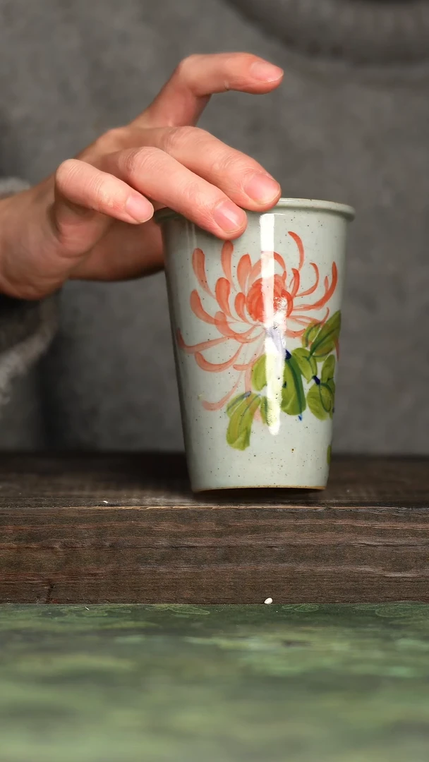 【闪购商品】杯青诗手工手绘瓷器