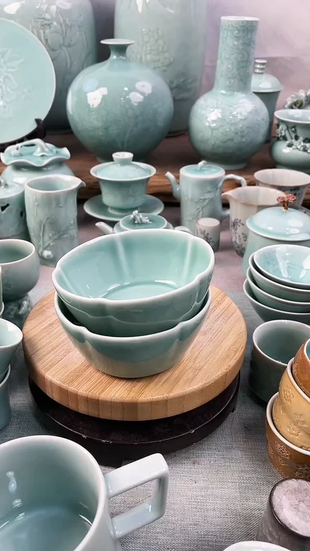 【闪购商品】2个 特价 微瑕 慧仙青瓷