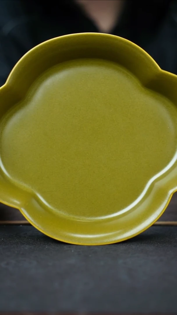 杯景德镇茶叶末海棠壶承