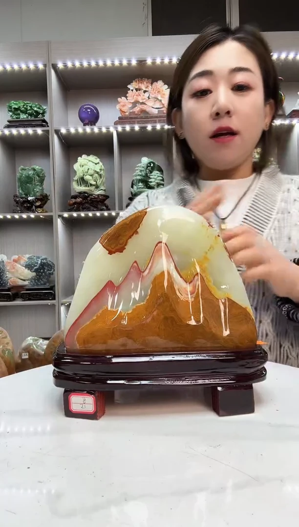 石材亿****链天然石材高端家居摆件