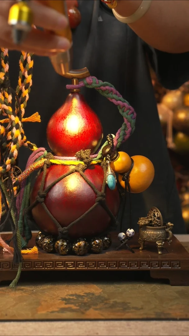 464大漆一物一拍记葫堂出品【不带手串】