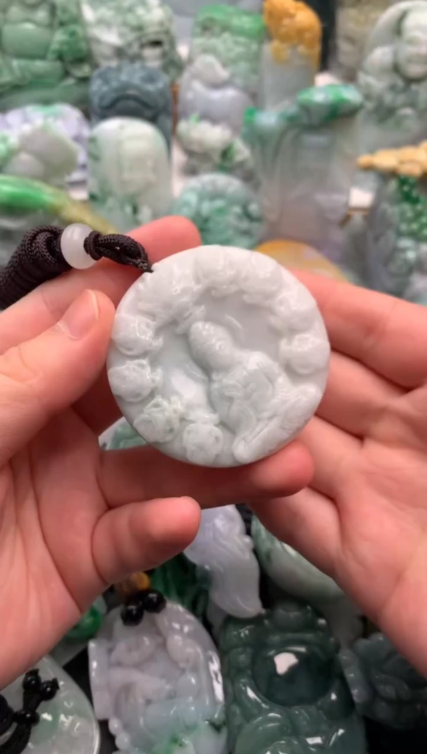 吊坠(不含链)未镶嵌翡翠1