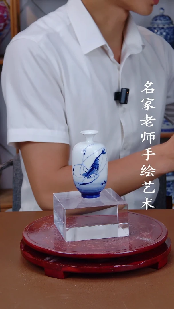 瓶景德镇手工手绘陶瓷摆件3