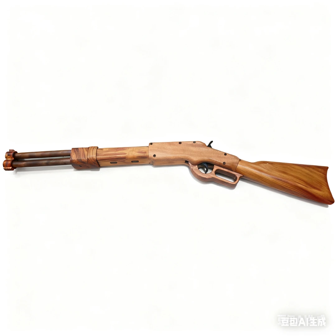 ARTOPUS花梨木小号温彻斯特皮筋枪（儿童款）实木玩具枪手工