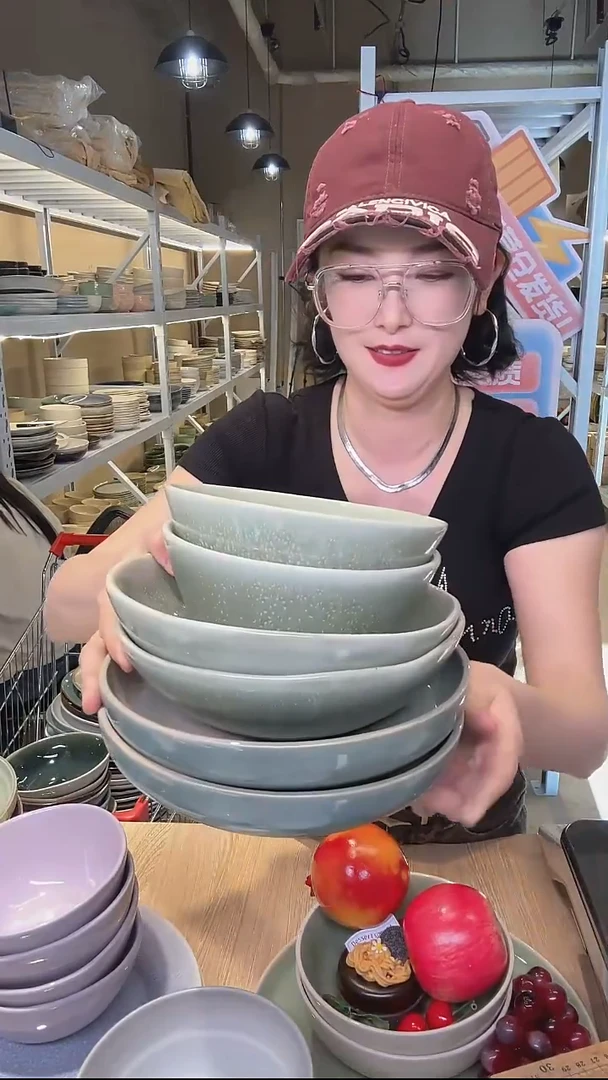 瓷132高温釉下彩陶瓷餐具
