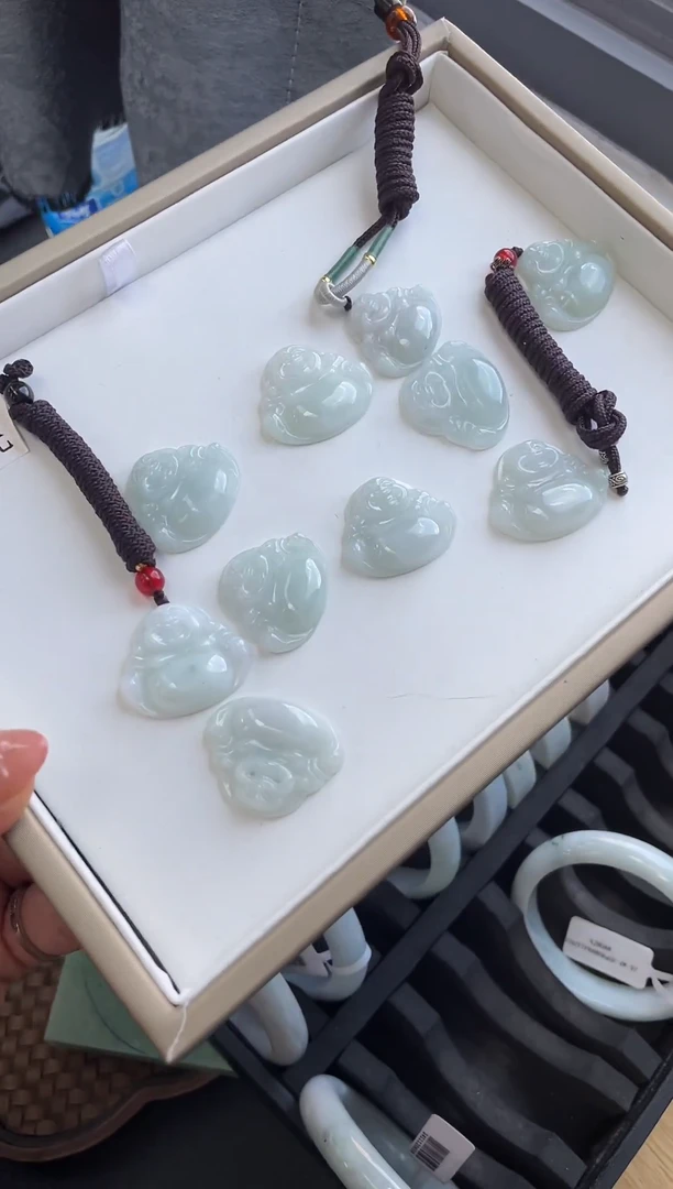 颈饰未镶嵌翡翠391#-A1佛公多样性发一件