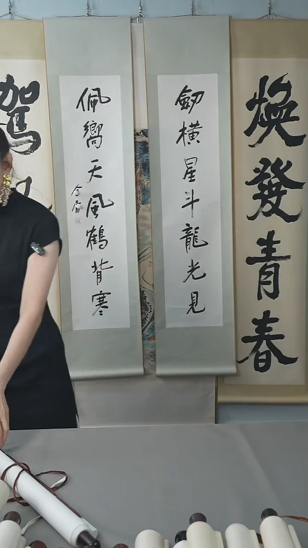 书法用****9金老师书法对联作品