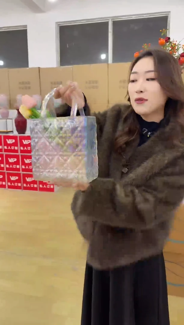 琉璃柏槿林花瓶花器晚R-9