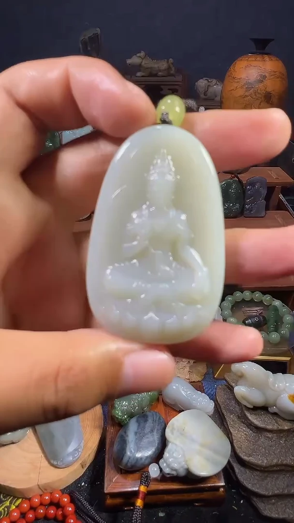 颈饰未镶嵌和田玉乐**闹23