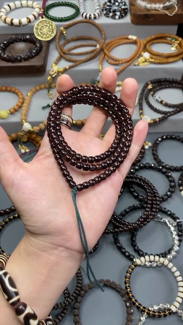 椰蒂手串福利款6*5直切108脖挂（120颗 ）